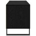 vidaXL TV skrinka so zásuvkou Čierny dub 100 x 34,5 x 44,5 cm