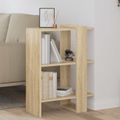 vidaXL Regál na knihy 2 úrovní 52 x 25 x 71,5 cm Kompozitné drevo