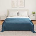 vidaXL Prikrývky na hodenie 6 ks Námornícka modrá 350 x 270 cm 8.09 kg