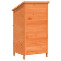 vidaXL Záhradný prístrešok so strechou Hnedá 59 x 56 x 113,5 cm