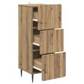 vidaXL Zásuvkový kabinet 33 x 34,5 x 92 cm Kompozitné drevo