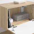vidaXL TV nástenná skriňa 60 x 31 x 29,5 cm Sonoma Kompozitné drevo