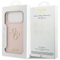 Obal Guess Silicone Big 4G Script pre iPhone 17 Pro Max ružová