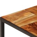 vidaXL Konferenčný stolík 110x60x40 cm akáciový masív a oceľ