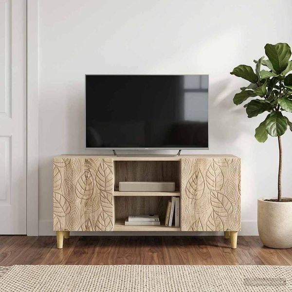 vidaXL TV skrinka 102 x 34,5 x 50 cm Dub sonoma Kompozitné drevo
