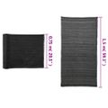 vidaXL Tieniaca sieť HDPE 1,5x10 m čierna