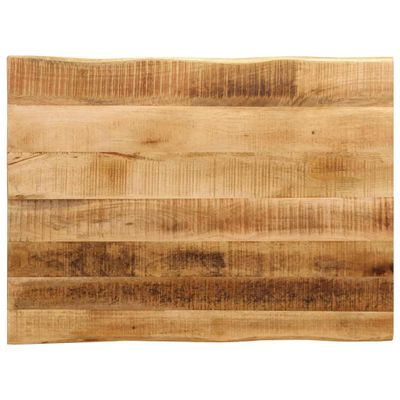 vidaXL Stolová doska živá hrana 70x60x3,8 cm masívny surový mangovník