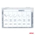 Sada spôn na plast 3000 ks AMiO-04743