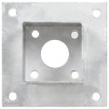 vidaXL Kotvy na stĺpiky 4 ks 71 mm galvanizovaný kov