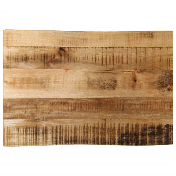 vidaXL Stolová doska živá hrana 60x40x3,8 cm masívny surový mangovník