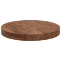 vidaXL Vrchná doska Ø 40 x 4 cm Okrúhly Masívne dubové drevo