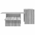 vidaXL Konzolový stôl Sivý Sonoma 91,5 x 35 x 38,5 cm Kompozitné drevo