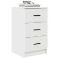 vidaXL Nočný stolík Biela 38 x 38 x 66 cm Kompozitné drevo