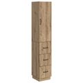 vidaXL Sada skríň 2 ks 33 x 34,5 x 87 cm Kompozitné drevo Dub artisan