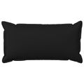 vidaXL Poťah na podložku 2 pcs HOUTEN Čierna 40 x 70 cm Falošný ľan
