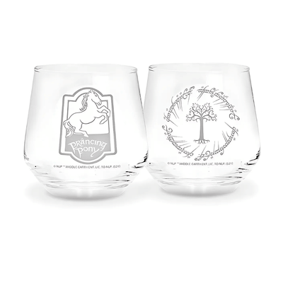 Sada pohárov Pán prsteňov - Prancing Pony & Gondor Tree