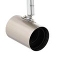 vidaXL Stropné bodové svetlo so bodmi Niklová 6,5 x 6 x 11,5 cm Kov