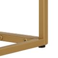 vidaXL Konzolový stolík 90x30x76 cm mangovníkový masív a železo