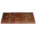 vidaXL Stolová doska 80x80x1,5 cm štvorcová, masívne recyklované drevo