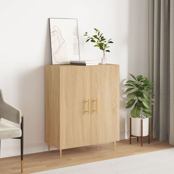 vidaXL Komoda dub sonoma 69,5x34x90 cm kompozitné drevo