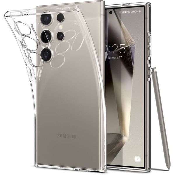Priehľadné puzdro Spigen Liquid Crystal pre Samsung Galaxy S24 Ultra