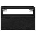 vidaXL Nástenné nočné stolíky 2 ks čierne 45x26x28,5 cm