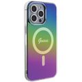 Guess case for iPhone 15 Pro 6,1" GUHMP15LHITSK black HC IML Magsafe Iridescent