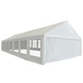 vidaXL Párty stan, PE 6x14 m, biely