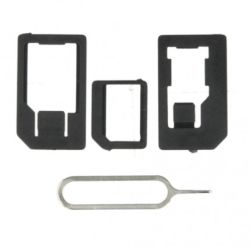 ALIGATOR Adaptér pre nano a microSIM karty + ihla