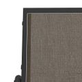 vidaXL Záhradné hojdacia lavica hnedá 120,5x76x86,5cm textilén a oceľ