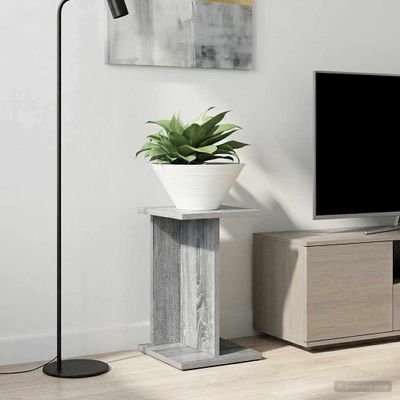 vidaXL Stojan na rastliny 2 pcs Sivá Sonoma 25 x 25,5 x 40,5 cm