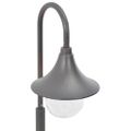 vidaXL Záhradná stĺpová lampa E27 120 cm hliníková bronzová
