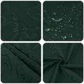 vidaXL Uterák na stôl Obdĺžnikový Tmavozelená 140 x 220 cm