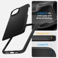 Puzdro Spigen Thin Fit pre iPhone 15 6,1" čierna