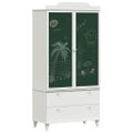 vidaXL Kreatívne úložisko pre deti ROROS Biela 90 x 45 x 180 cm