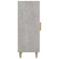 vidaXL Komoda betónovo sivá 34,5x34x90 cm spracované drevo