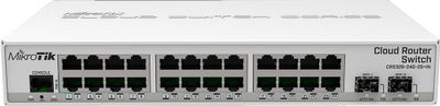MikroTik CRS326-24G-2S+IN, 24port GB cloud router switch