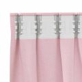 vidaXL Záclony na zatemnenie s krúžkami 2 ks Detská ružová Polyester