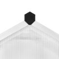 vidaXL Skleník, hliník 302x190x195 cm 11,19 m³