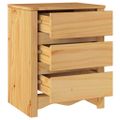 vidaXL Konferenčný stolík so zásuvkou Drammen Dub 45 x 35 x 56 cm