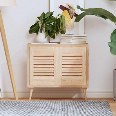 vidaXL dvierka skriniek Louvred Design 2 ks 39,5x29,5cm masív borovica