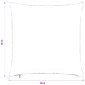 vidaXL Poťah na podložku 2 pcs HEERLEN Svetlosivá 55 x 55 cm PV fleece