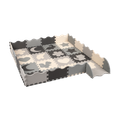 Vzdelávacia podložka pre deti, puzzle REBEL RBY-2250-16 150 x 150 s rámom