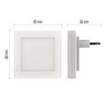 LED nočné svetlo EMOS P3316 s fotosenzorom do zásuvky
