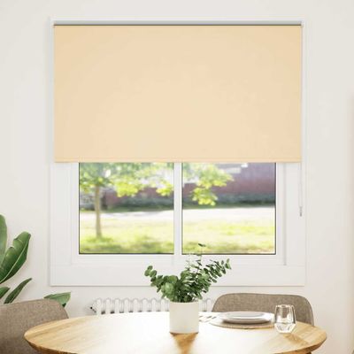 vidaXL Roleta Zatemnenie Béžová 120x150 cm Šírka látky 116,6 cm