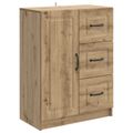 vidaXL Servírovacia skriňa Dub artisan 66 x 34,5 x 87 cm