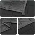 vidaXL Záťažová deka Antracitová 122 x 183 cm 5 kg 100% Bavlna 205T