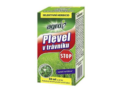 Selektívny herbicíd AGRO Burina na trávniku STOP 50 ml
