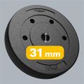 Sada bitúmenových závaží 2x10 kg, 31 mm, REBEL ACTIVE RBA-2103