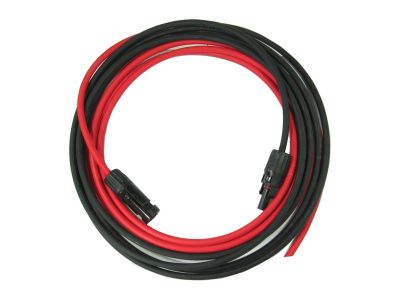 Solárny kábel H1Z2Z2-K, 4mm2, červený+čierny s konektormi MC4, 5m